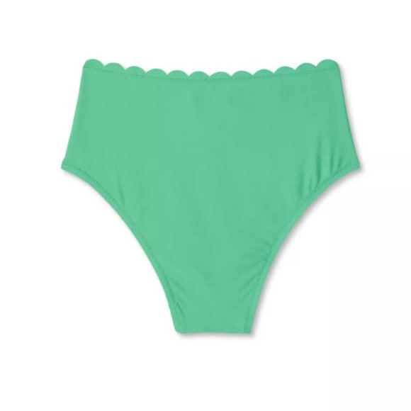 NWT RHODE Scallop Edge High Waist Medium Coverage Bikini Bottom - Picture 5 of 5